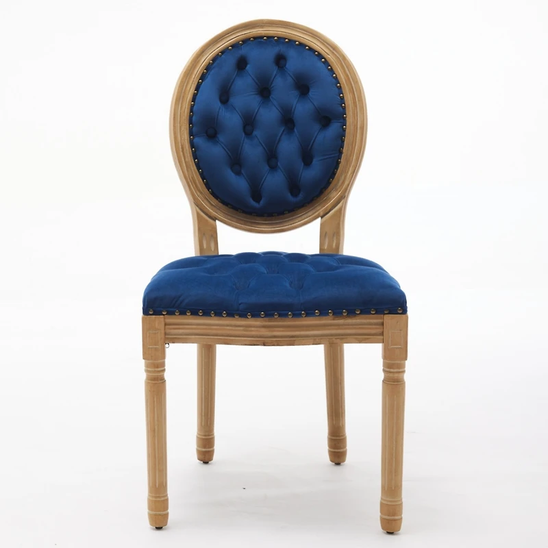Streamdale Vintage Dining Chair Set of 2 (Blue, SW1739BL)