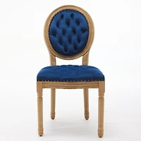Streamdale Vintage Dining Chair Set of 2 (Blue, SW1739BL)