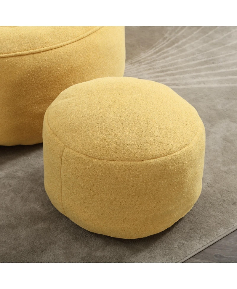 Bean Bag Chair: Foam Padding, Adult Size, Compressed & Padded