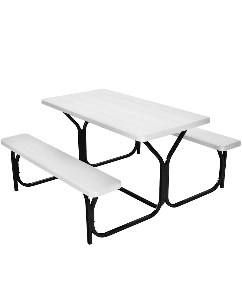 Picnic Table Bench Set Outdoor Backyard Patio Garden Party Dining All Weather