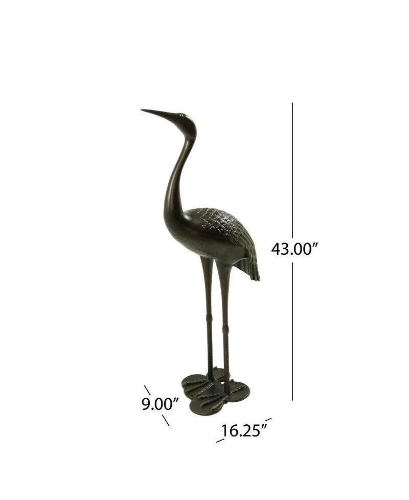 Streamdale Bird Animals Rust Resistant Metal Garden Statue