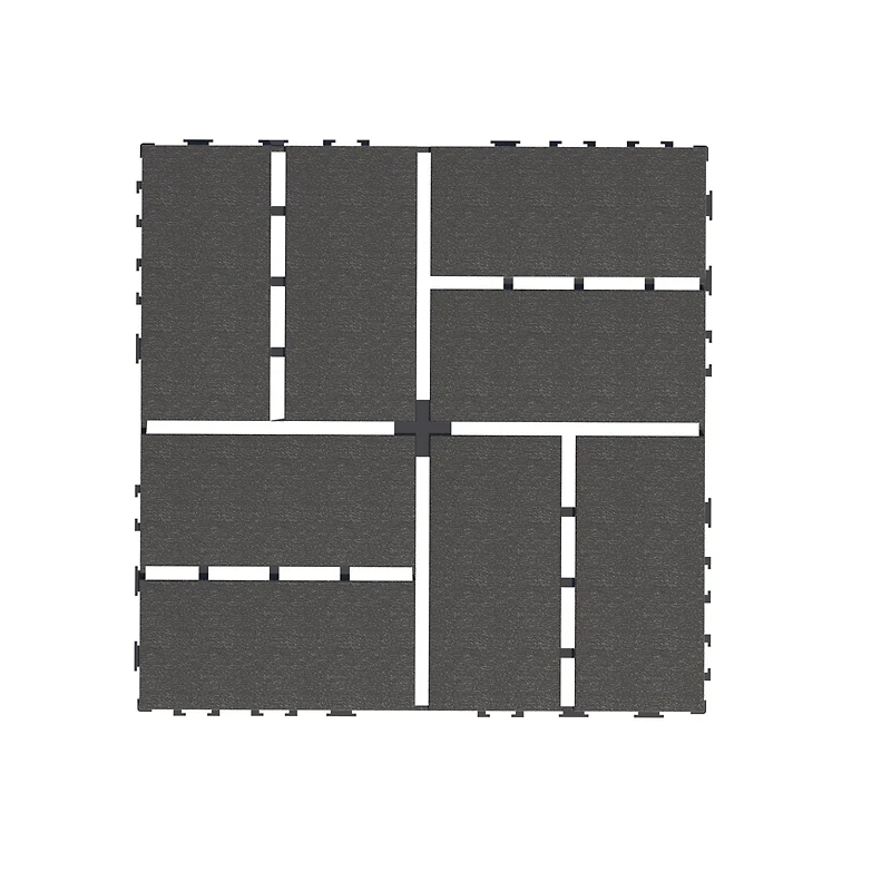 Simplie Fun 44-Pack Interlocking Deck Tiles for Outdoor Use