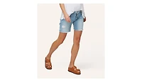 Nom Maternity Montauk Denim Short