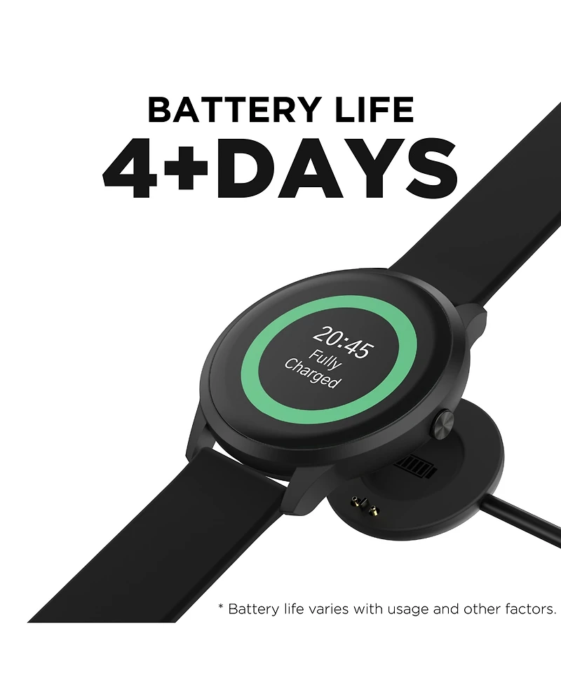 iTouch Sport 4 Unisex Silicone Strap Smartwatch 43.2mm