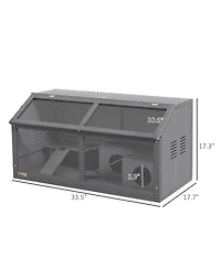 Streamdale Furniture Wooden Hamster Habitat with Accessories