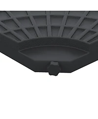 4-Piece Patio Umbrella Base with 52L/112lb Capacity
