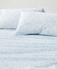 Sunham Microfiber Easy Care Printed 3-Pc. Sheet Set, Twin