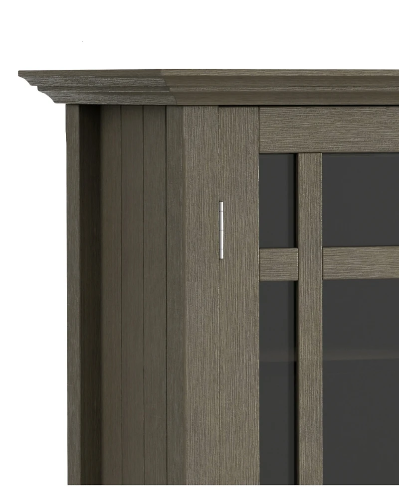 Simpli Home Bedford Solid Wood Medium Storage Cabinet