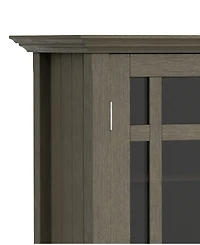 Simpli Home Bedford Solid Wood Medium Storage Cabinet