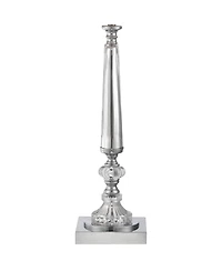 Vienna Full Spectrum Belardo Traditional Buffet Table Lamp 32" Tall Clear Crystal Taupe Bell Shade for Bedroom Living Room Bedside Nightstand Off