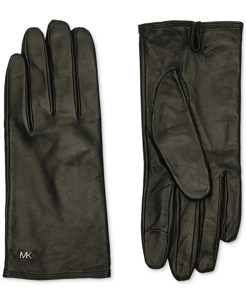 Michael Kors Women's Smooth Leather Gloves
