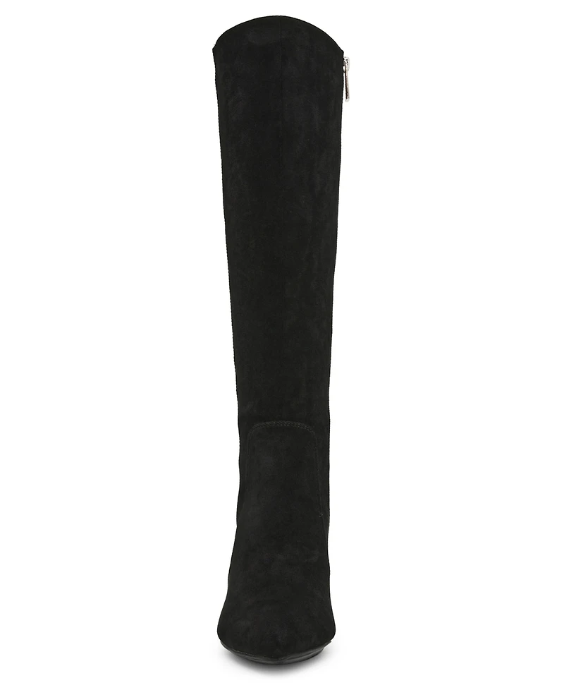 Anne Klein Women's Barnard Block Heel Knee High Dress Boots
