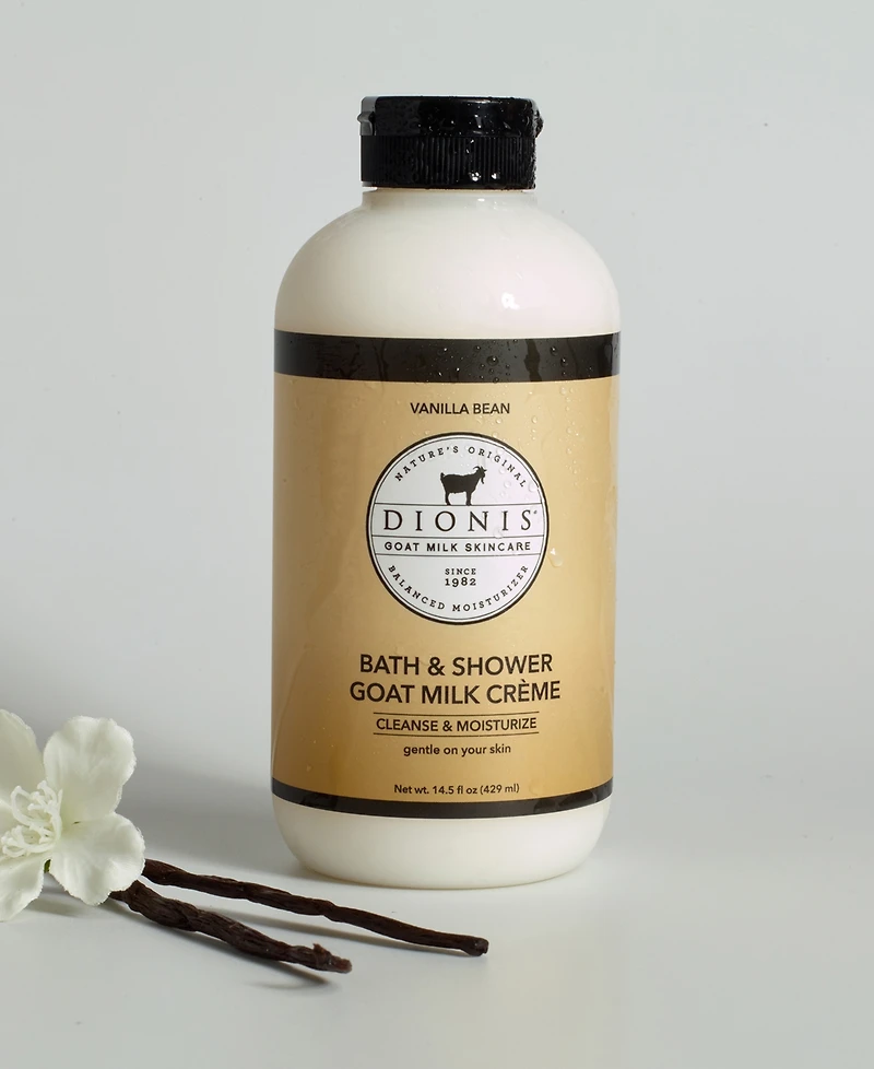 Dionis Vanilla Bean Goat Milk Bath Shower Creme 14.5 fl oz