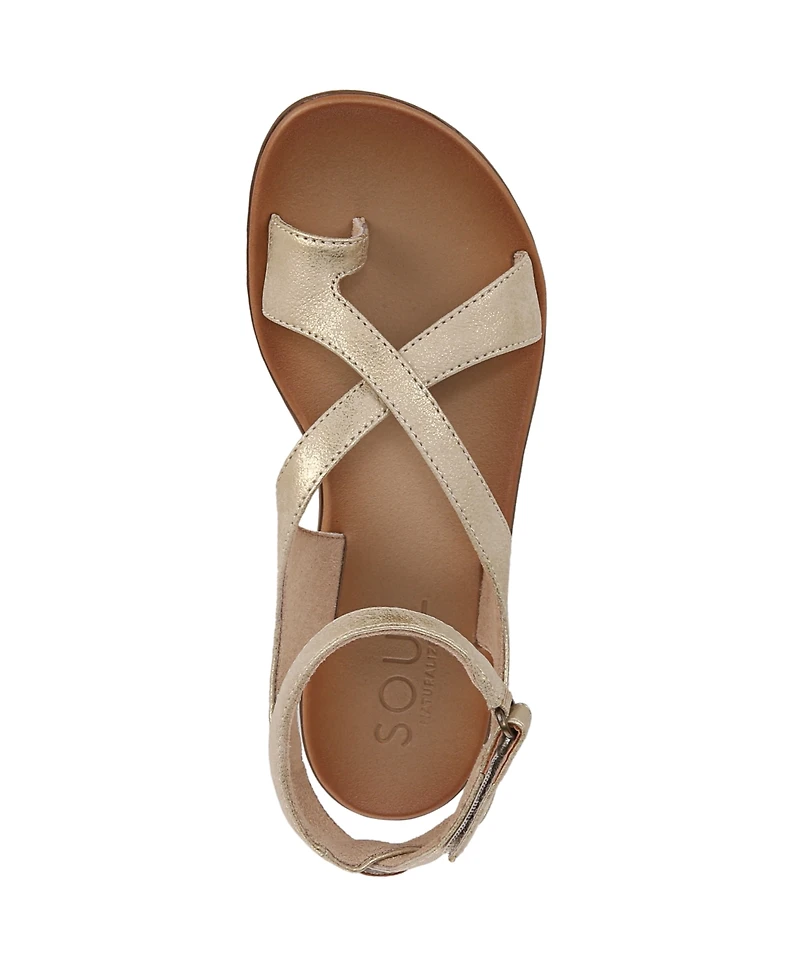 Soul Naturalizer Sivan Toe Loop Ankle Strap Sandals