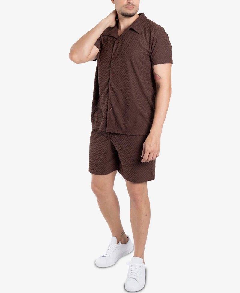 Spring + Mercer Men's 7.5-Inch Drawstring Terry Shorts