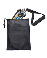 Yescom 5 Tubes Resistance Bands Set Exercise Workout Stackable 100Lbs Ankle Strap Home