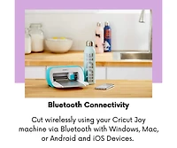 Cricut Joy Machine Rainbow Vinyl, Joy Starter Tool Set, and Transfer Tape Bundle