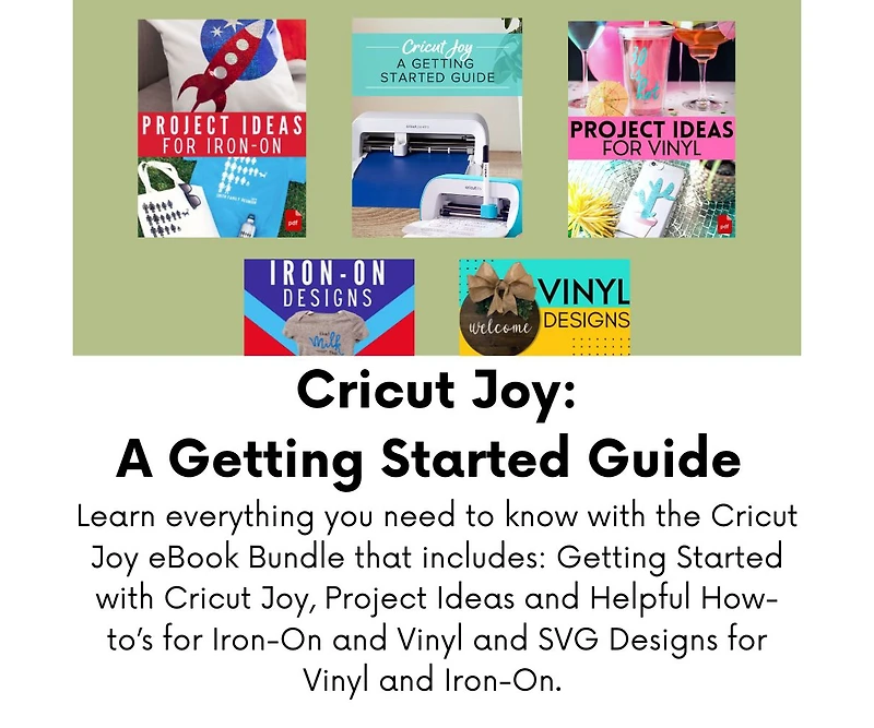 Cricut Joy Xtra and EasyPress Mini with Iron-on Vinyl Sample Pack Bundle