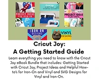 Cricut Joy Xtra and EasyPress Mini with Iron-on Vinyl Sample Pack Bundle