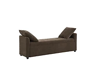 Hulala Home Rosana Transitional 59.4" Wide Storage Bench