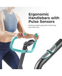 Sunny Health & Fitness Smart Extra Long Range Climber Stepper with Handlebar