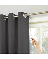 Preston Extra-Wide Blackout Grommet Sliding Patio Door Curtain Panel