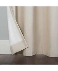 Lindstrom Textured Draft Shield Fleece Insulated Room Darkening Grommet Curtain Panel