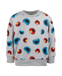 Sesame Street Toddler Boys French Terry Sweatshirt and Pants Outfit Set