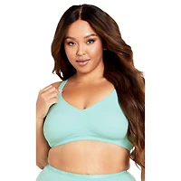 Avenue Plus Wireless Back Smoother Bra