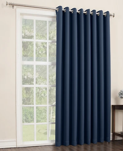 Preston Extra-Wide Blackout Grommet Sliding Patio Door Curtain Panel
