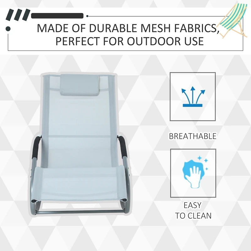 Zero Gravity Rocker Chair: Weather-Resistant Outdoor Lounger