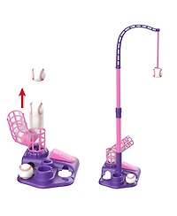Contixo Kids Baseball Tee Set with 6 Balls - Adjustable Height, Fun T-Ball Game for Toddlers