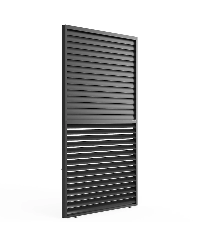 Streamdale Aluminum Louver Grille for Pergolas (1/3 Coverage, 13FT)