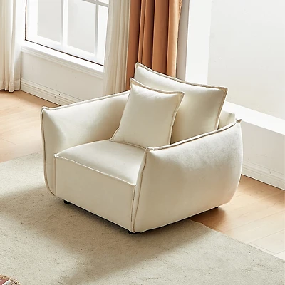 Streamdale Minimalist 44" Sofa for Living Rooms and Offices