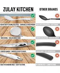 Stainless Steel Multi-Purpose Serving Spoon with Comfort Handle