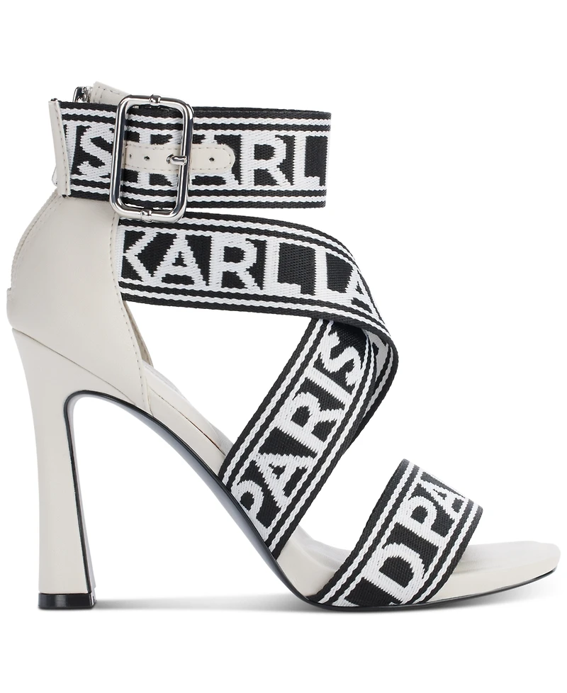 Karl Lagerfeld Paris Women's Careliz Strappy Sandals
