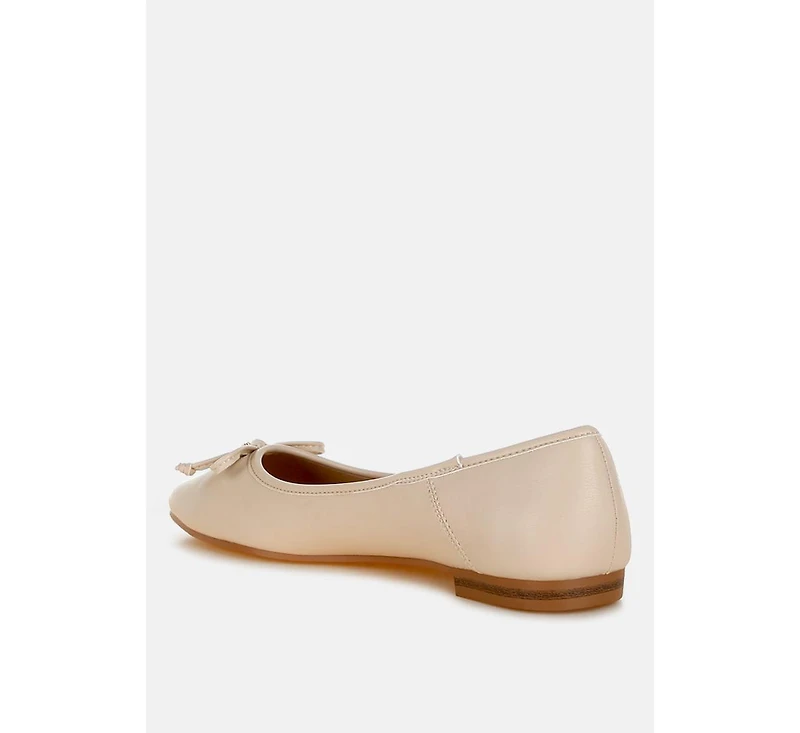 Enchanted Faux Leather Casual Ballerinas Women