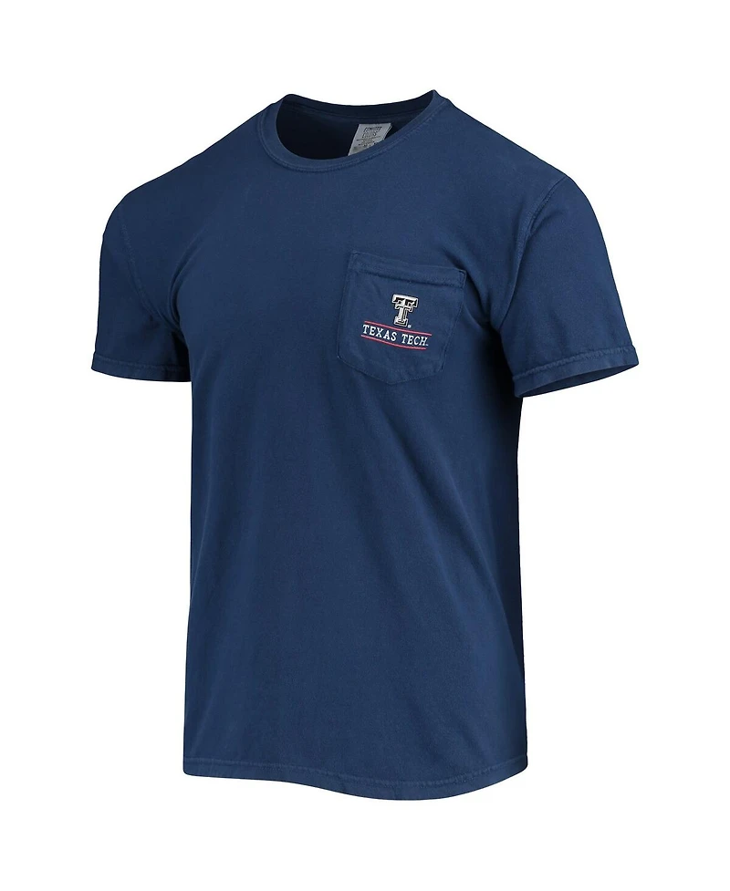 Image One Men's Navy Texas Tech Red Raiders Campus Americana T-Shirt