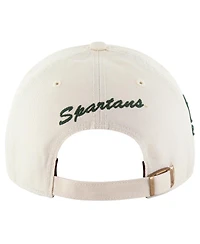 '47 Brand Men's Khaki Michigan State Spartans Clubhouse Faber Clean Up Adjustable Hat
