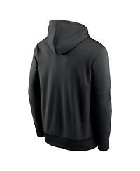 Nike Men's Black Carolina Panthers Performance Pullover Hoodie