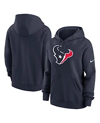 Nike Women's Navy Houston Texans Club Fleece Pullover Hoodie