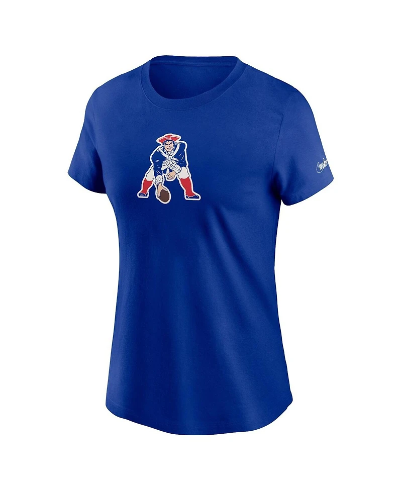 Nike Women's Royal New England Patriots Primary Logo T-Shirt