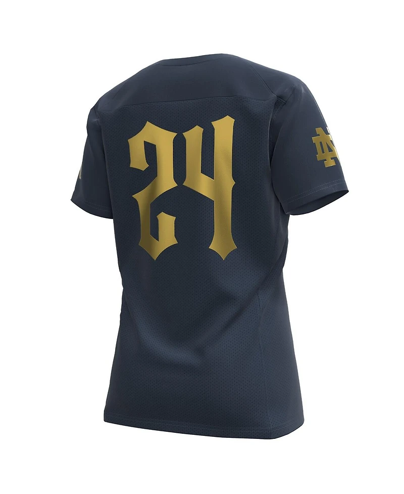 Under Armour Women's Navy Notre Dame Fighting Irish 2024 Shamrock Series Replica Jersey