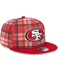 New Era Men's Scarlet San Francisco 49ers 2024 Sideline Statement 9FIFTY Snapback Hat