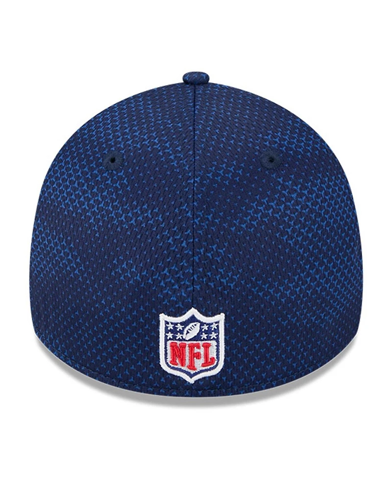New Era Men's Navy Tennessee Titans 2024 Sideline 39THIRTY Flex Hat