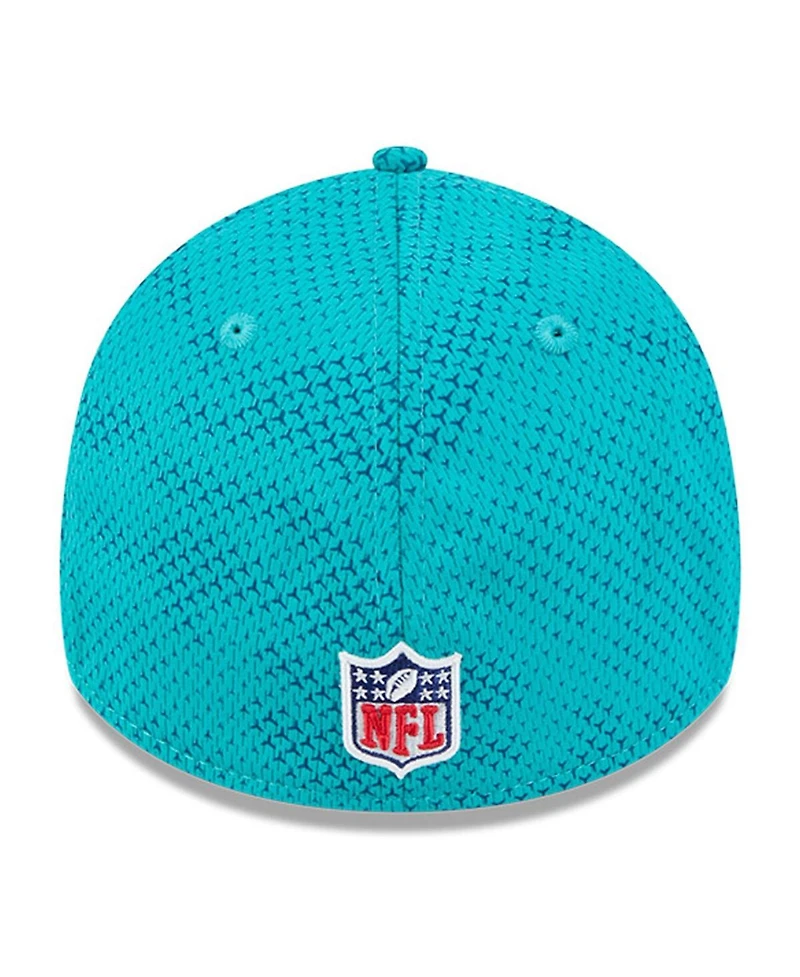 New Era Men's Aqua Miami Dolphins 2024 Sideline 39THIRTY Flex Hat
