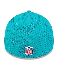 New Era Men's Aqua Miami Dolphins 2024 Sideline 39THIRTY Flex Hat