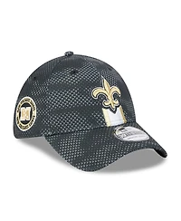 New Era Men's Black New Orleans Saints 2024 Sideline 39THIRTY Flex Hat