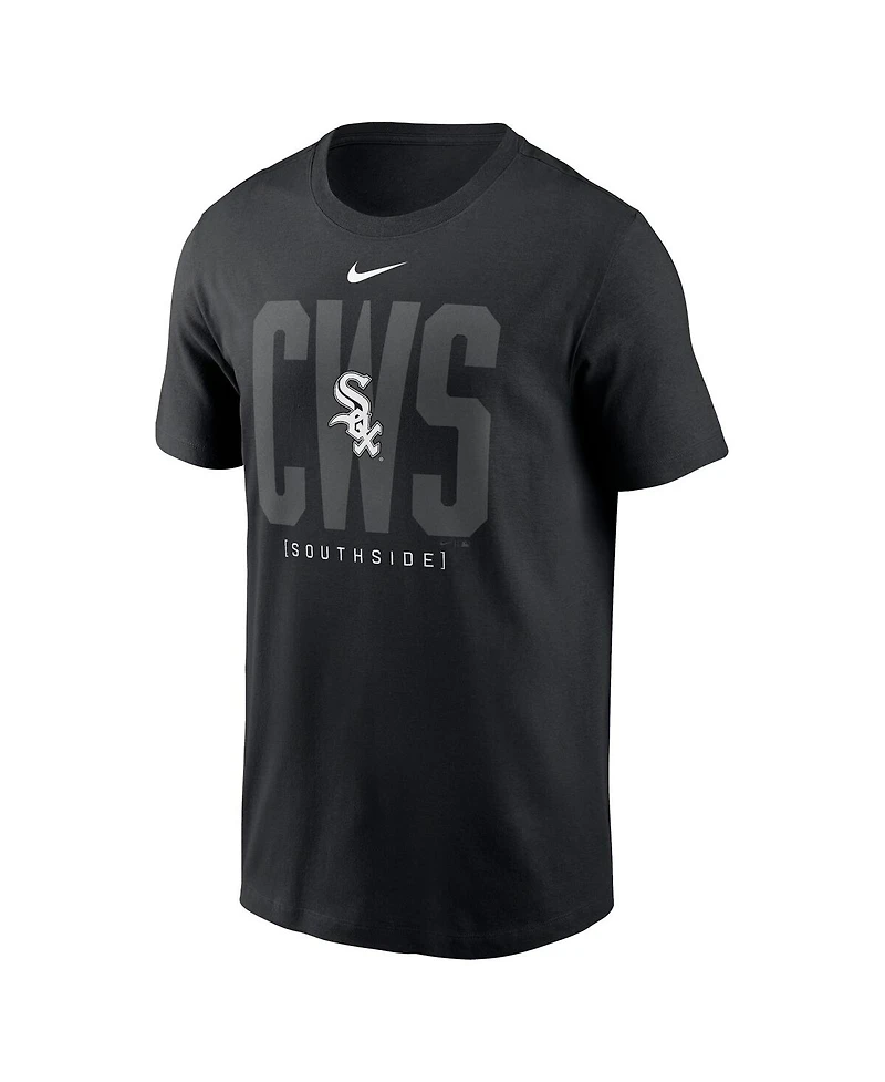 Nike Men's Black Chicago White Sox Fashion Local T-Shirt