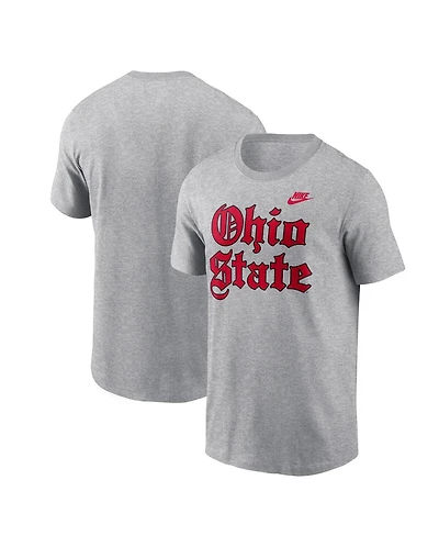 Nike Men's Gray Ohio State Buckeyes Old English T-Shirt